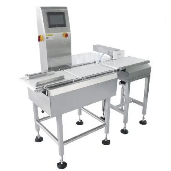 Inline check weigher for weight inspection of packaged products