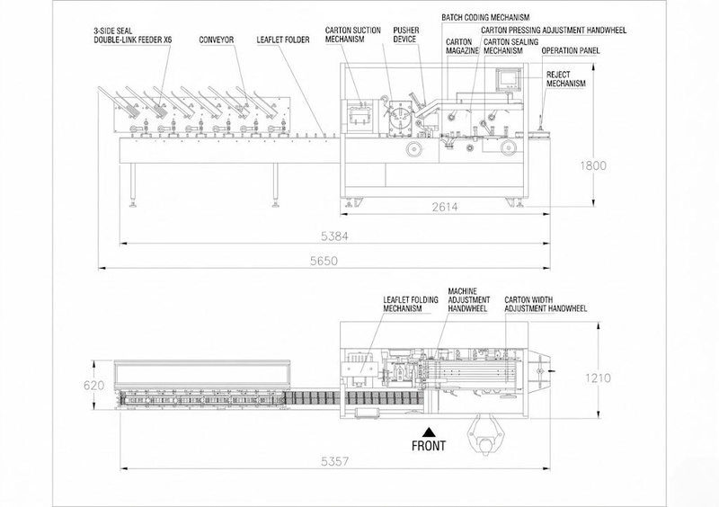 jch200 high-speed cartoning machine, view 11