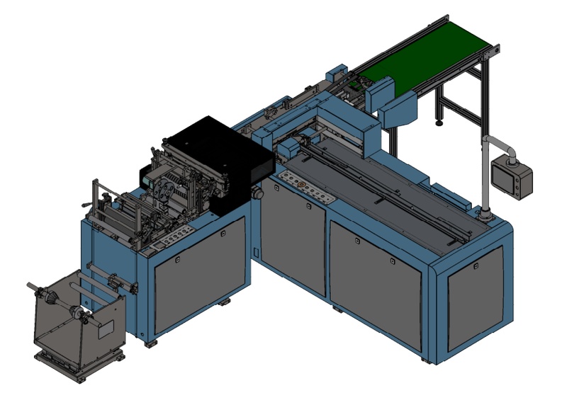 JCS130 standard bag sleeving machine
