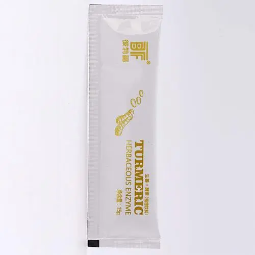 Honey sachet filled by a piston liquid filling machine